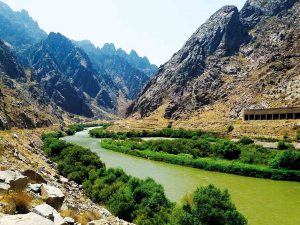تصویری از رودخانه مرزی ارس